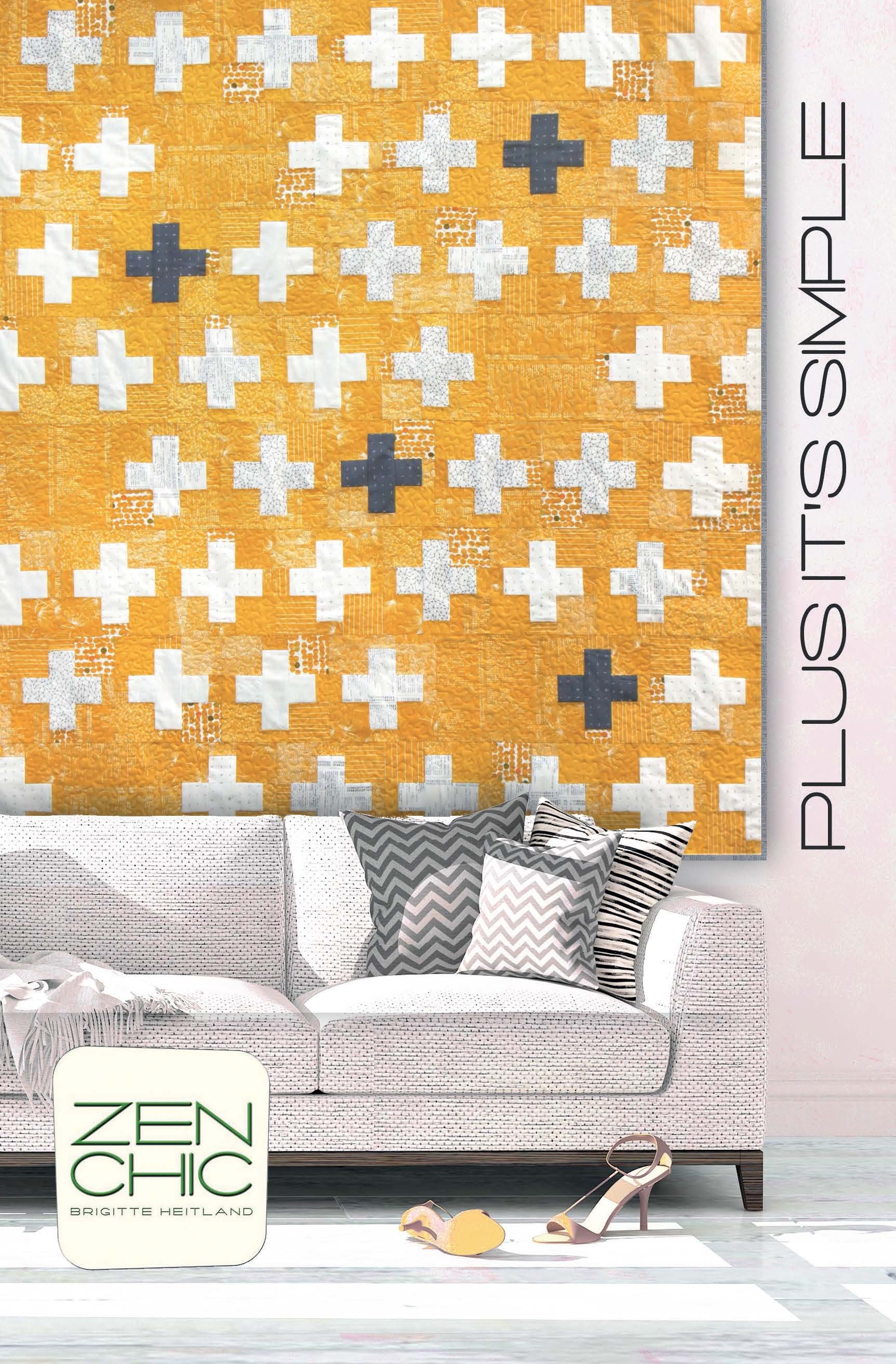 Moda Blockheads 4, Block 9 “Cross my Mind” by Zen Chic Moda Blockheads 4, Block 9 “Cross my Mind” by Zen Chic